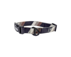 Striped silicone collar for dogs