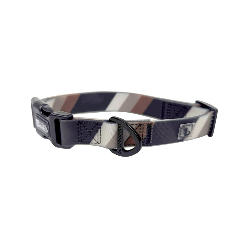 Striped silicone collar for dogs