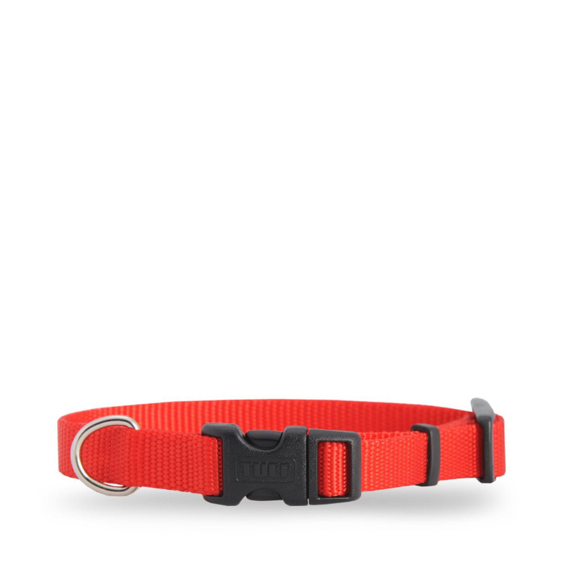 Red nylon collar