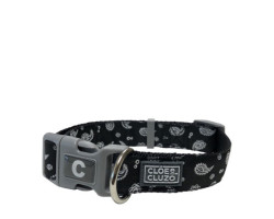 CLÖE e CLUZO Collier ajustable pour chiens, paisley