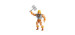 Les Maîtres de l'Univers - Origins - Figurine articulée Musclor avec armure de combat