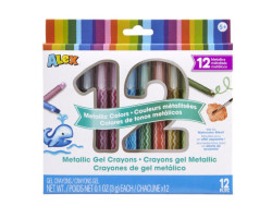 Crayons gel métallisés