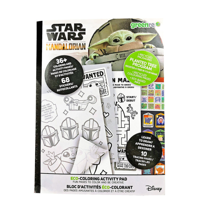 greenre Mandalorian Eco-Medium Colouring Pad