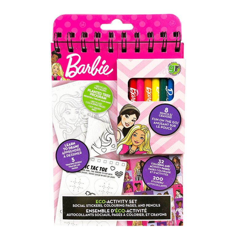 Eco Barbie Colouring Activity