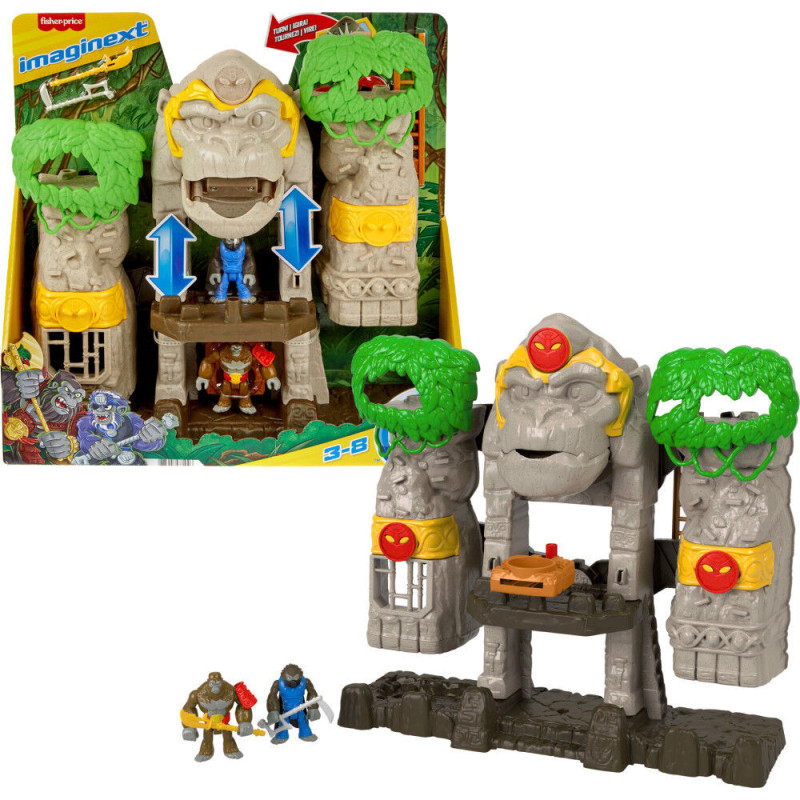 Imaginext-Forteresse des Gorilles-Coffret figurines et accessoires