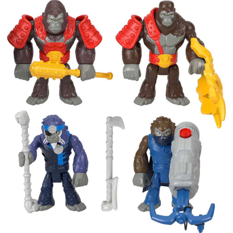 Fisher-Price Imaginext-Armée Singe vs Gorille-Coffret de figurines