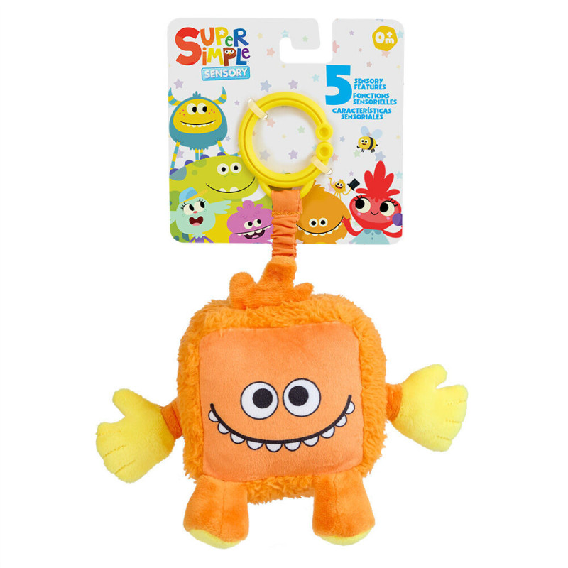 Cube en peluche sensoriel - Dewey