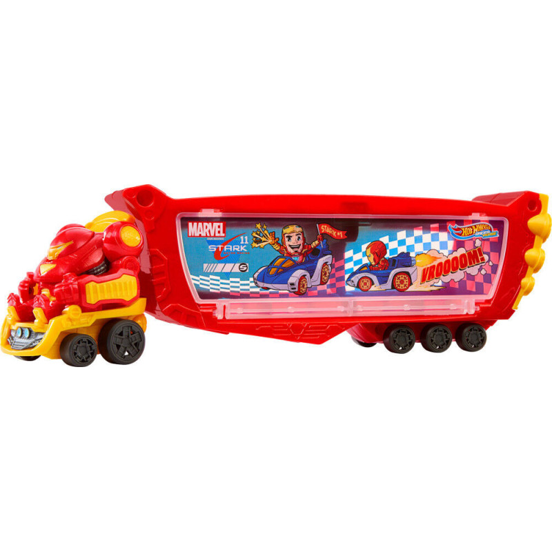 Hot Wheels -RacerVerse -Marvel -Camion Hulkbuster, fig. non amovible