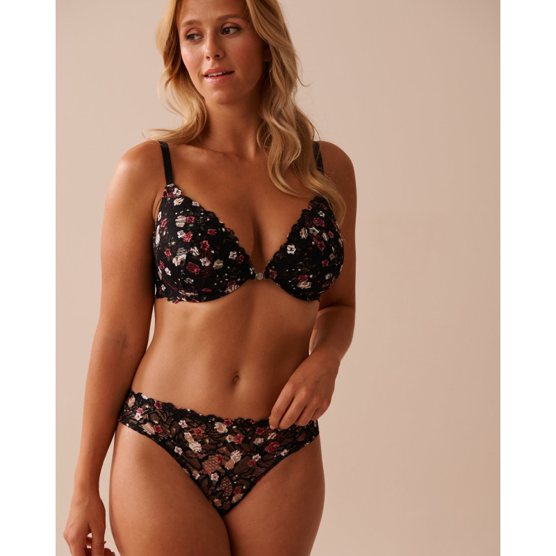 Soutien-gorge doublure légère fermeture avant demi-buste