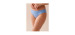 Culotte bikini microfibre et dentelle dos lisse