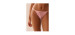 Culotte string ajustable en dentelle et résille