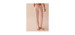 Pantalon de pyjama jogger en jersey côtelé rayures roses