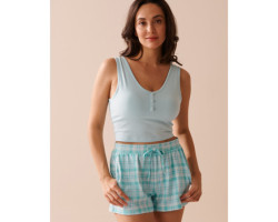 Camisole courte en coton