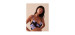 Haut de bikini push-up plongeant NEON FLOWERS