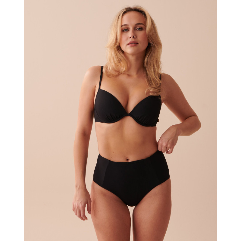 Haut de bikini push-up texturé