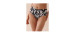 Bas de bikini taille haute FEUILLAGE MONOCHROME