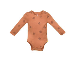 Long Sleeve Flower Onesie 0-24 months