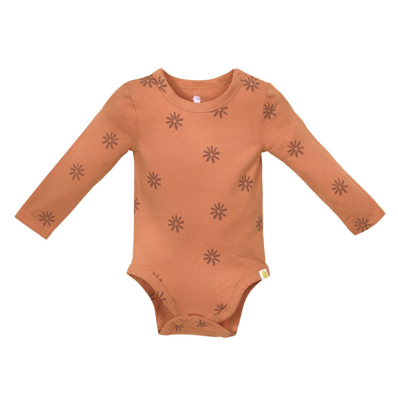 Long Sleeve Flower Onesie 0-24 months