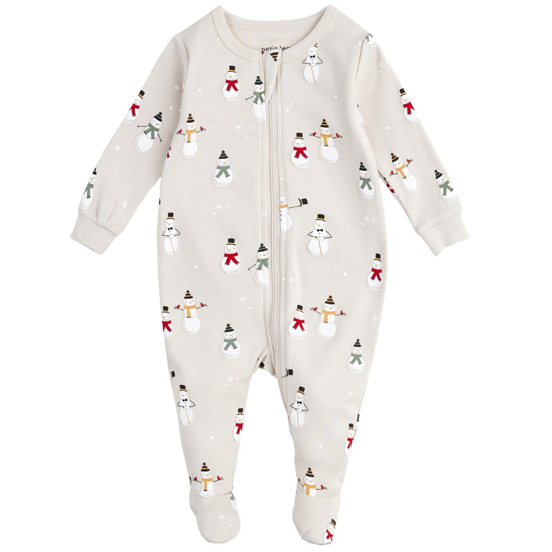 Pajamas Snowmen 0-24 months