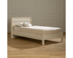 Single bed with headboard - August Bleached oak