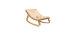 Levo Deckchair - Beech / Fur