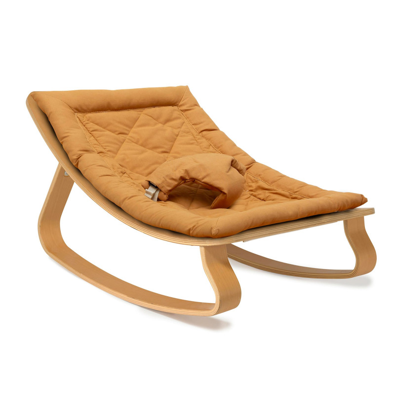 Levo Deckchair - Beech / Camel