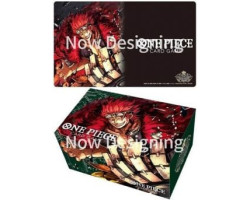 One piece card game -  eustass "captain" kid - ensemble surface de jeu et coffret de rangement (anglais)