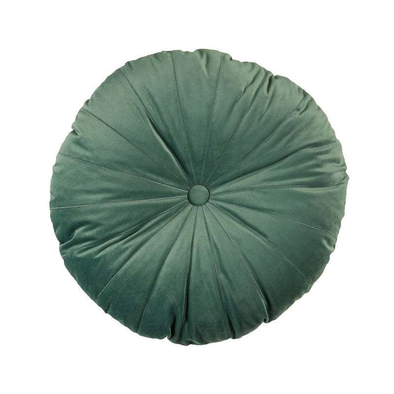 Coussin Mandarin rond vert