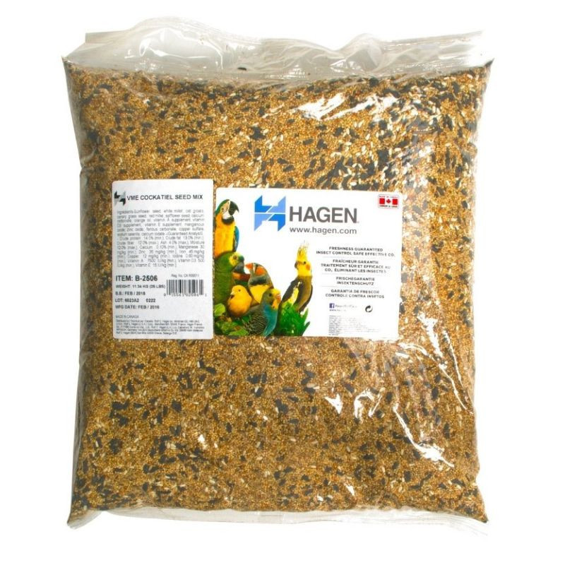 Mélange de Graines pour Cockatiels EVM, 11.3Kg – Hagen