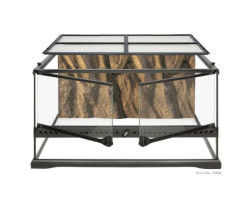 Terrarium en verre, moyen, bas, 60 x 45 x 30 cm (24 x 18 x 12 po) – Exo Terra