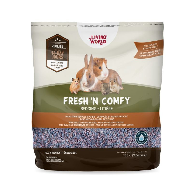 Litière Fresh ‘N Comfy Confetti 50L – Living World