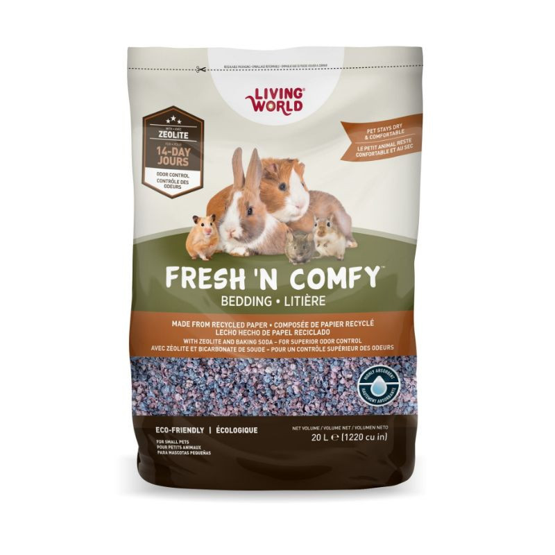 Litière Fresh ‘N Comfy Confetti 20L – Living World