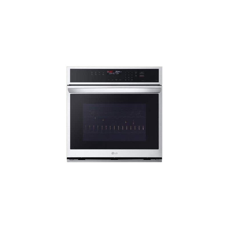 Smart Wall Oven with Convection and Air Fry, 4.7 cu. ft., 30 in., Stainless Steel, LG WSEP4723F