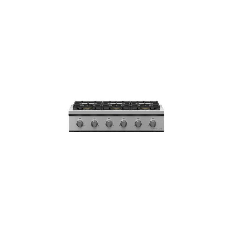 Range 36" sealed burners. Fisher & Paykel with 6 stainless steel burners CPV3-366-L