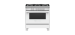 Cuisinière de 36 po. Fisher & Paykel en Blanc OR36SCG4W1