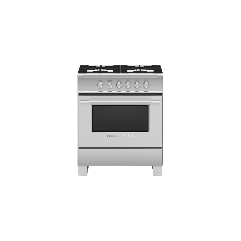 30" range. Fisher & Paykel in stainless steel OR30SCG4X1