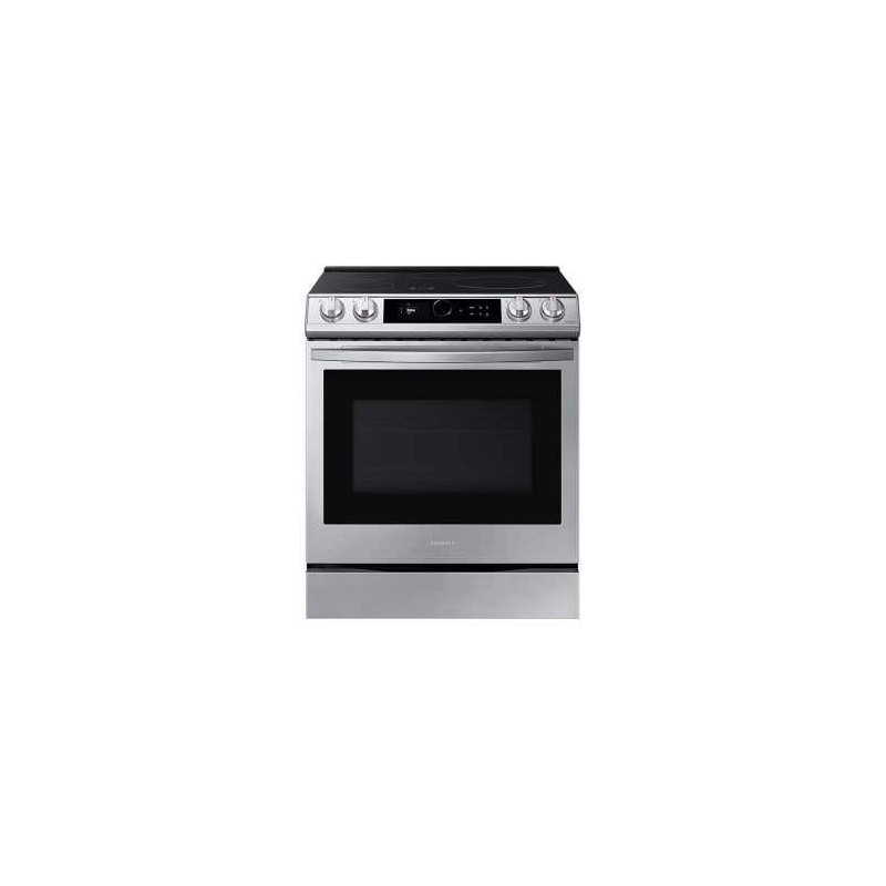 Cuisinière à Induction de 30 po. Samsung 6.3 pi.cu avec 4 éléments en Inox NE63T8911SS