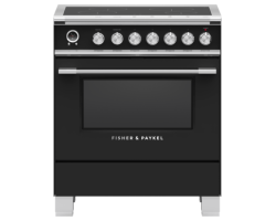 30" range. Fisher & Paykel 3.5 cu. ft. with 4 elements in Black OR30SCI6B1