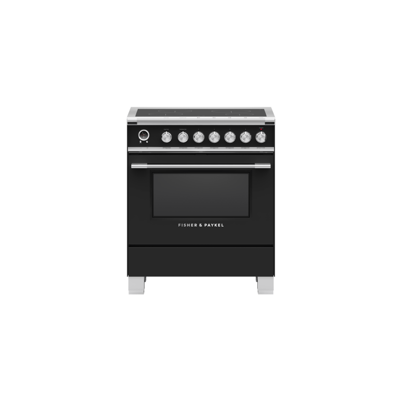 30" range. Fisher & Paykel 3.5 cu. ft. with 4 elements in Black OR30SCI6B1