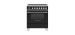 30" range. Fisher & Paykel 3.5 cu. ft. with 4 elements in Black OR30SCI6B1