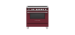 36" range. Fisher & Paykel 4.9 cu. ft. with 5 elements in Red OR36SCI6R1