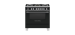 Cuisinière au Gaz de 36 po. Fisher & Paykel 4.9 pi.cu avec 5 brûleurs en Noir OR36SCG6B1