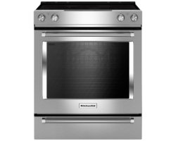 30-inch Vitroceramic Range. KitchenAid 7.1 cu. ft. with 5 stainless steel burners YKSEB900ESS