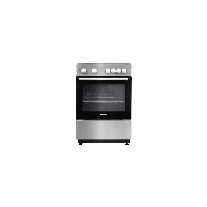 Cuisinière en Vitrocéramique de 24 po. Blomberg 2.51 pi.cu avec 4 brûleurs en Inox BERC24202SS