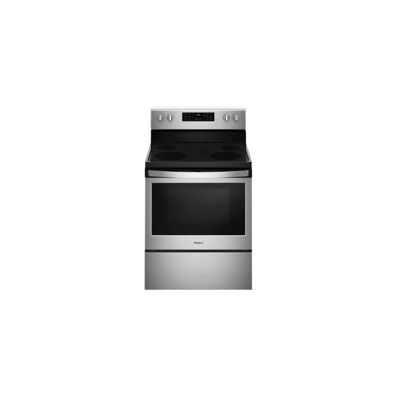 Cuisinière en Vitrocéramique de 30 po. Whirlpool 5.3 pi.cu avec 4 brûleurs en Inox YWFE521S0HS