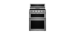 Cuisinière au Gaz de 30 po. KitchenAid 2.5 pi.cu avec 5 brûleurs en Inox KFDD500ESS