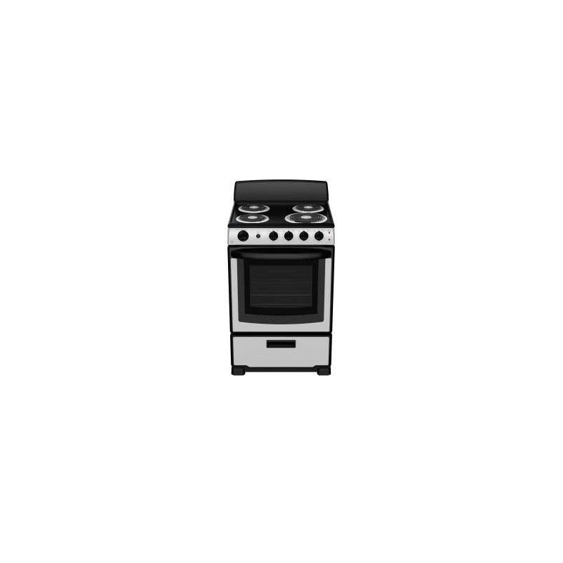 25” Spiral range. GE 2.9 cu.ft with 4 stainless steel burners JCAS300RPSS