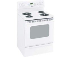 Cuisinière Spirale de 30 po. Moffat 5 pi.cu avec 4 brûleurs en Blanc MCB757DMWW