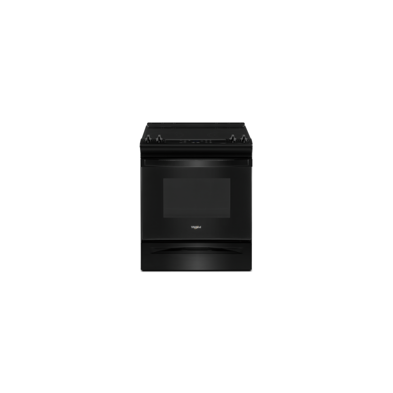 Cuisinière en Vitrocéramique de 30 po. Whirlpool 4.8 pi.cu avec 4 brûleurs en Noir YWEE515S0LB