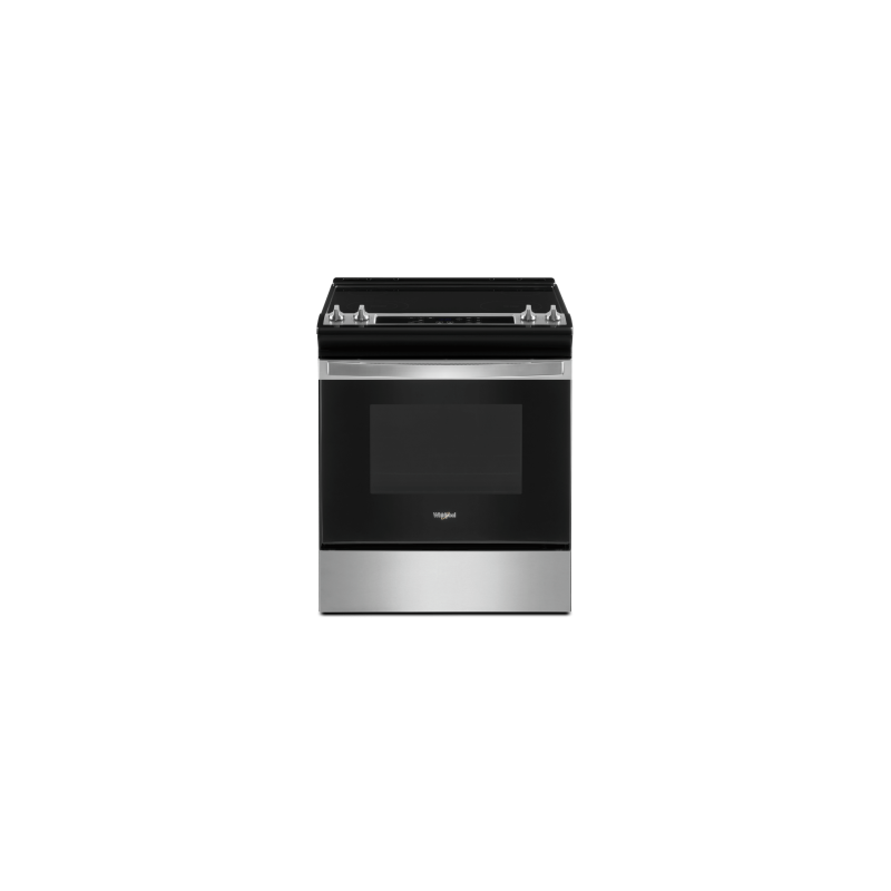 Cuisinière en Vitrocéramique de 30 po. Whirlpool 4.8 pi.cu avec 4 brûleurs en Inox YWEE515S0LS